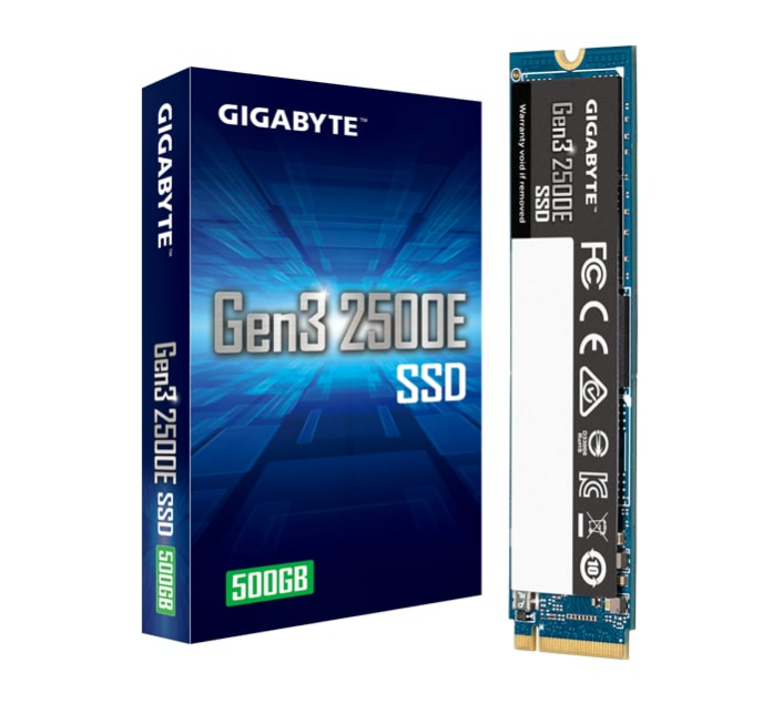 GIGABYTE Gen3 2500E SSD 500GB